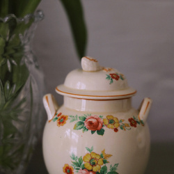 Royal Adams Ivory Floral Jug 