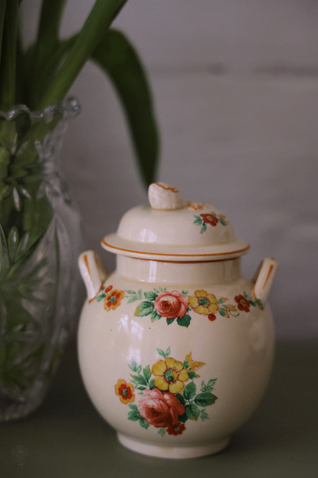 Royal Adams Ivory Floral Jug 