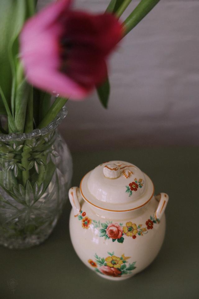 Royal Adams Ivory Floral Jug 