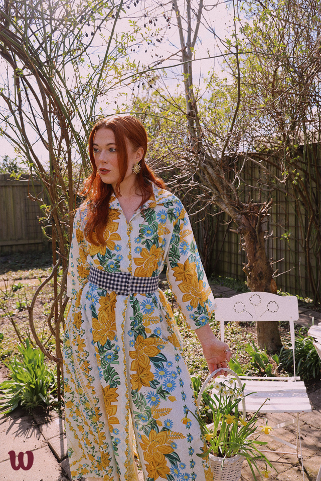 Springtime Yellow Flower Fun Maxi | M-XL