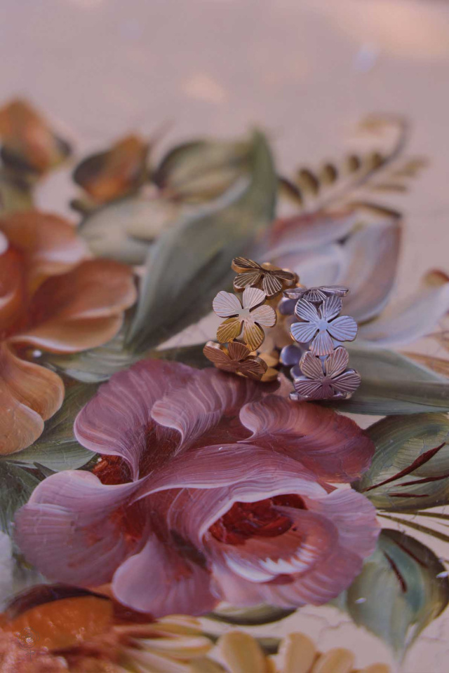 Steel Flower Ring 