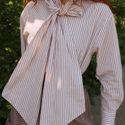 Boho Bow Office Blouse 