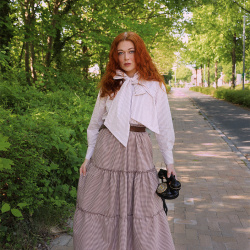 Boho Bow Office Blouse 