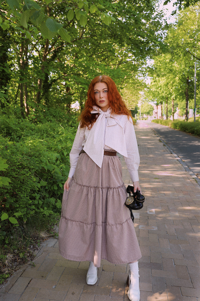 Boho Bow Office Blouse 