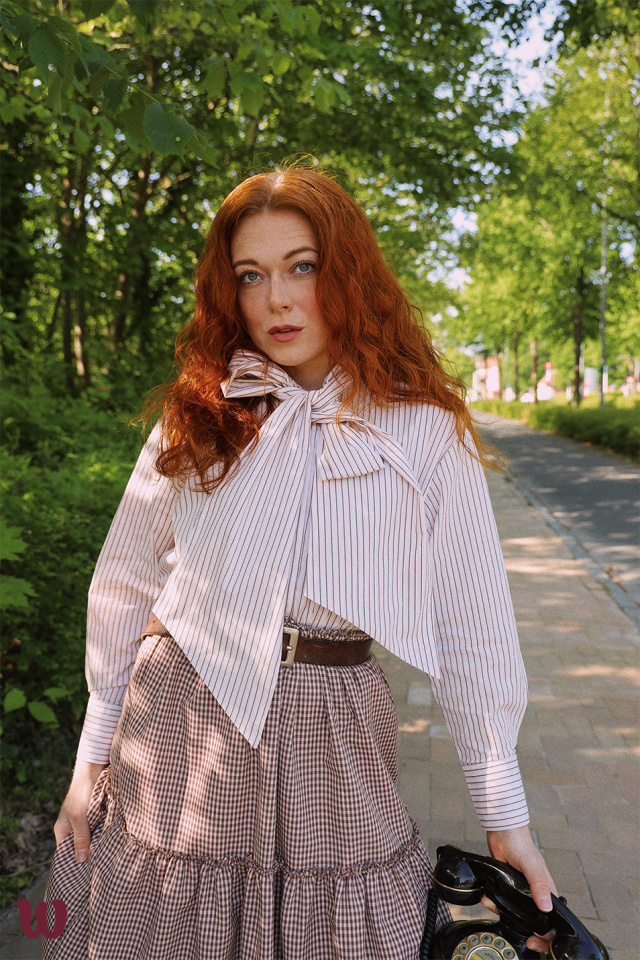 Boho Bow Office Blouse 