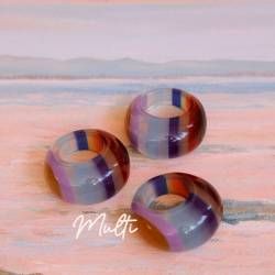 Bold Statement Plastic Rings 