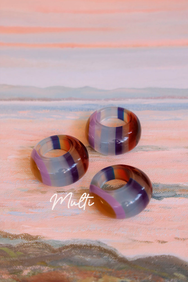 Bold Statement Plastic Rings 