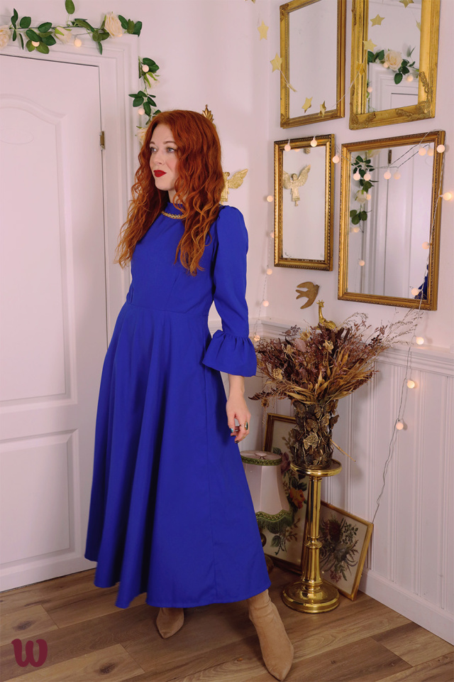 Stunning Blue Vintage Dress | M