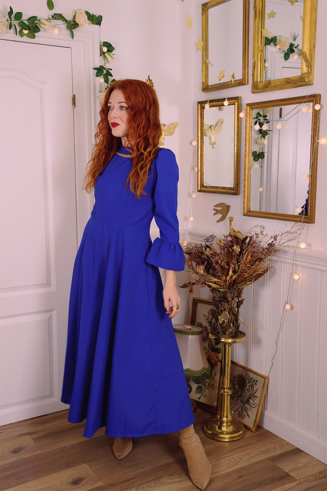 Stunning Blue Vintage Dress | M
