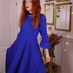 Stunning Blue Vintage Dress | M