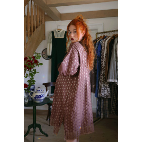 Rustic Brown Shimmer Kaftan | XL