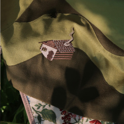 Stunning Olive Green Austrian Vintage Skirt | S/M