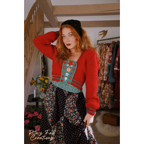 Rita's Red Knitted Dream Sweater