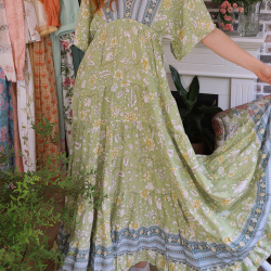 Summer Sun Boho Maxi Dress 