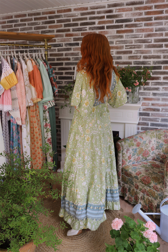 Summer Sun Boho Maxi Dress 