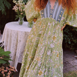 Summer Sun Boho Maxi Dress 