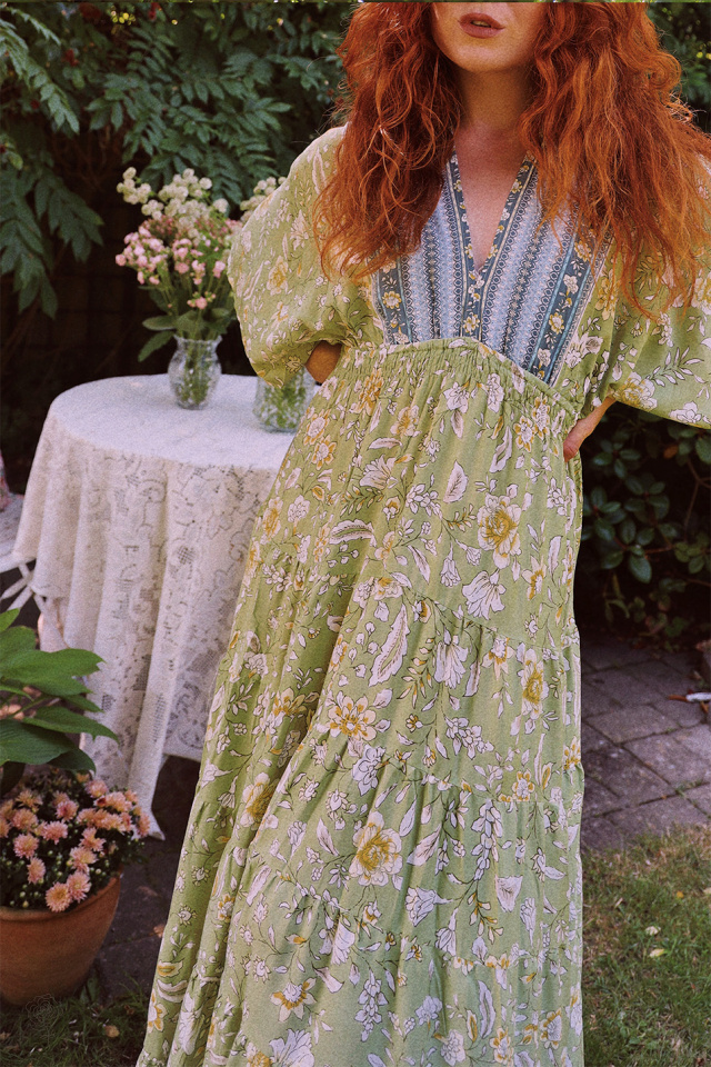 Summer Sun Boho Maxi Dress 