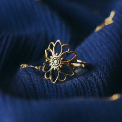Sunflower Brass Ring 