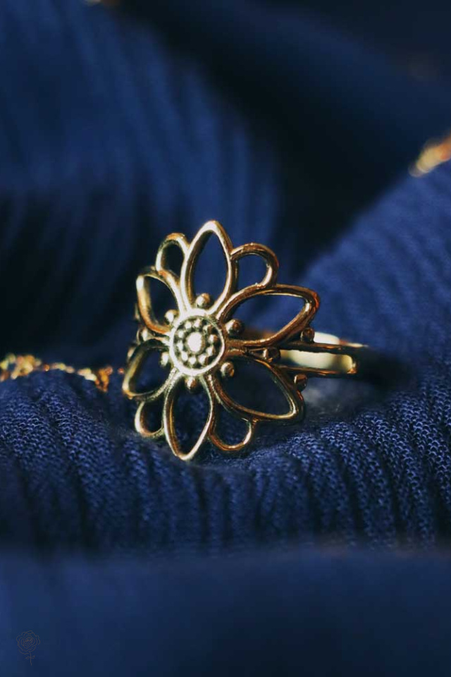 Sunflower Brass Ring 