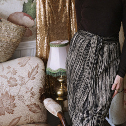 Sunrays Pencil Maxi Skirt 