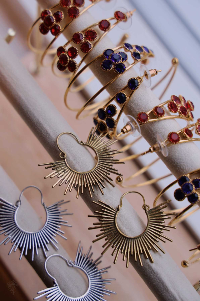 Sunshine Earrings | Silver &amp; Brass