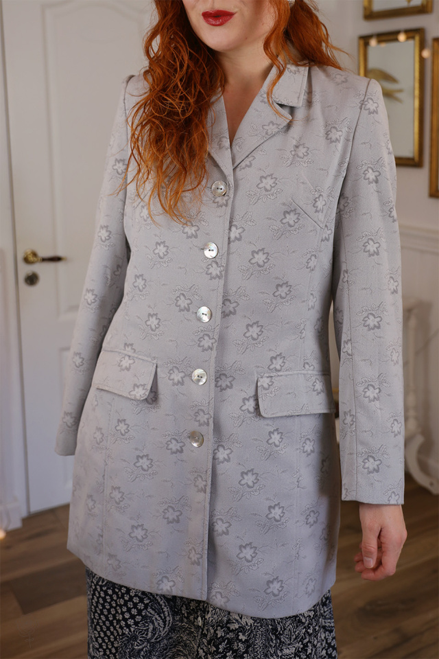 Super Light Floral Vintage Jacket | M
