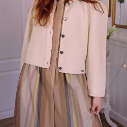 Super Light Yellow Vintage Cardigan | S