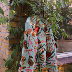 Green Suzani Floral Jacket 