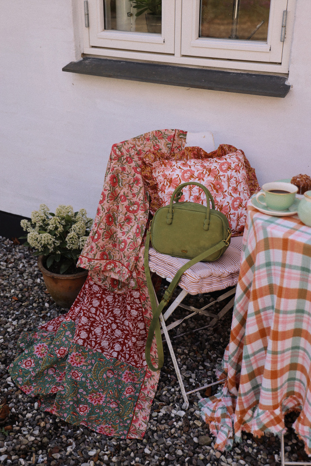 Sweet Olive Hangbag | w. Shoulder strap