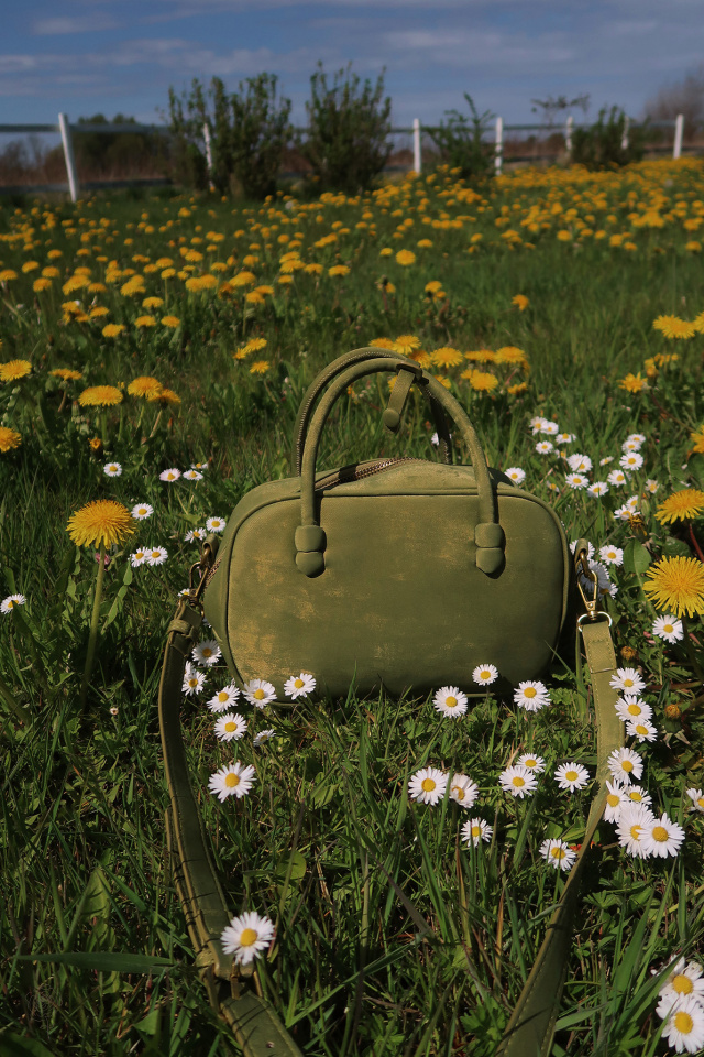 Sweet Olive Hangbag | w. Shoulder strap