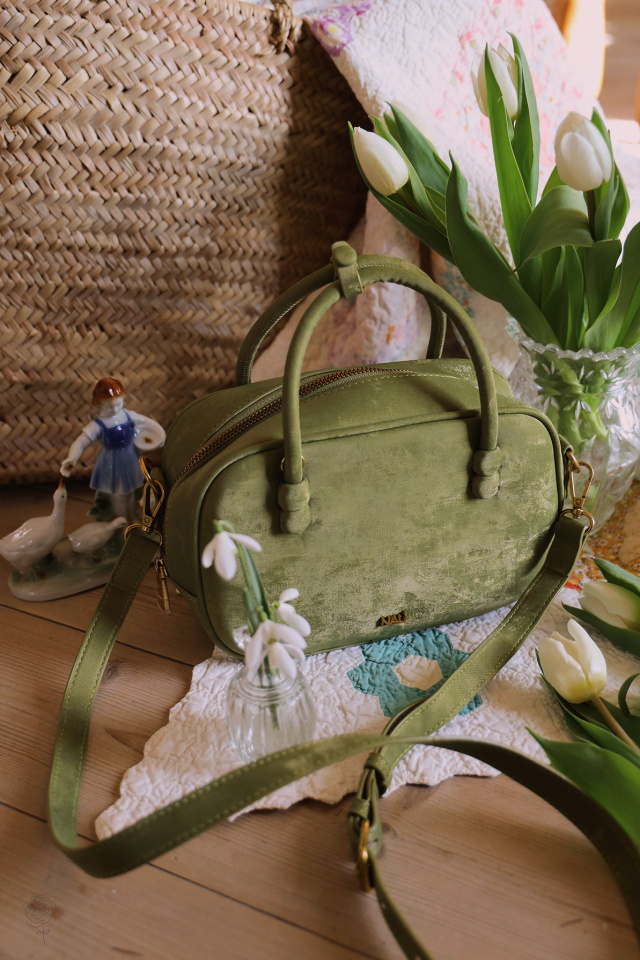 Sweet Olive Hangbag | w. Shoulder strap