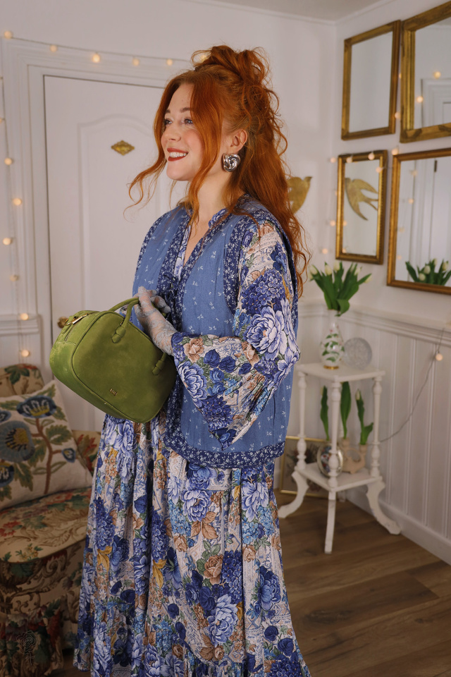 Sweet Olive Hangbag | w. Shoulder strap