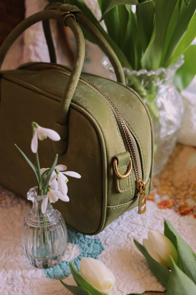 Sweet Olive Hangbag | w. Shoulder strap