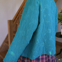 Teal Green Elegant Vintage Jacket | L/XL