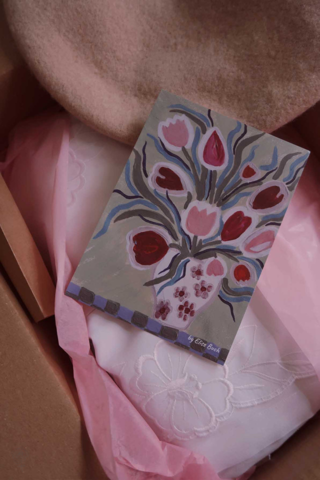 Spring Tulips Postcards - By Elise Buch 