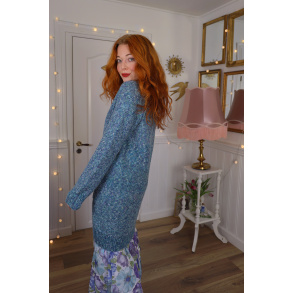 Soft Long Turquoise Cardigan | S