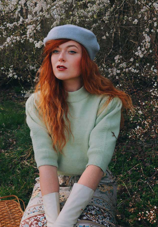 Super Light Blue Beret 