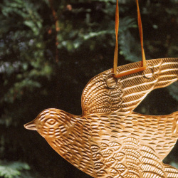 Big Brass Swallow Wall Hanging