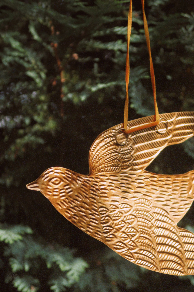 Big Brass Swallow Wall Hanging