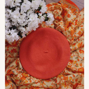 Warm Orange Beret