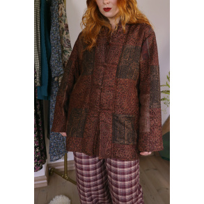 Warm Red Autumnal Vintage Jacket | L