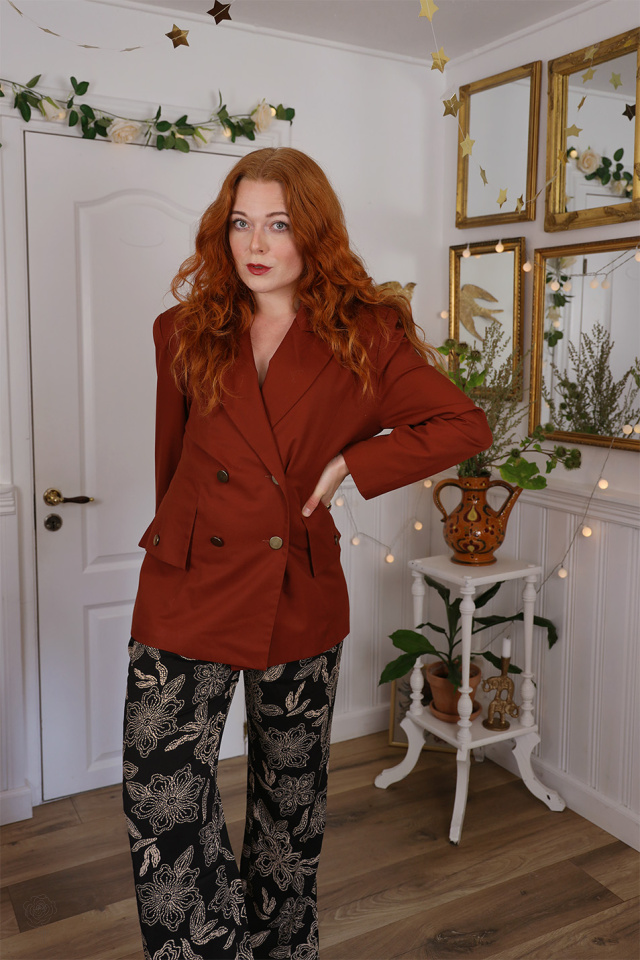 Warm Brown Vintage Blazer | S