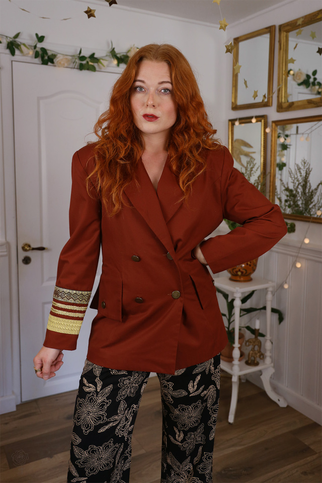 Warm Brown Vintage Blazer | S
