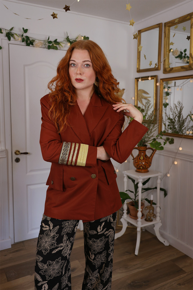 Warm Brown Vintage Blazer | S