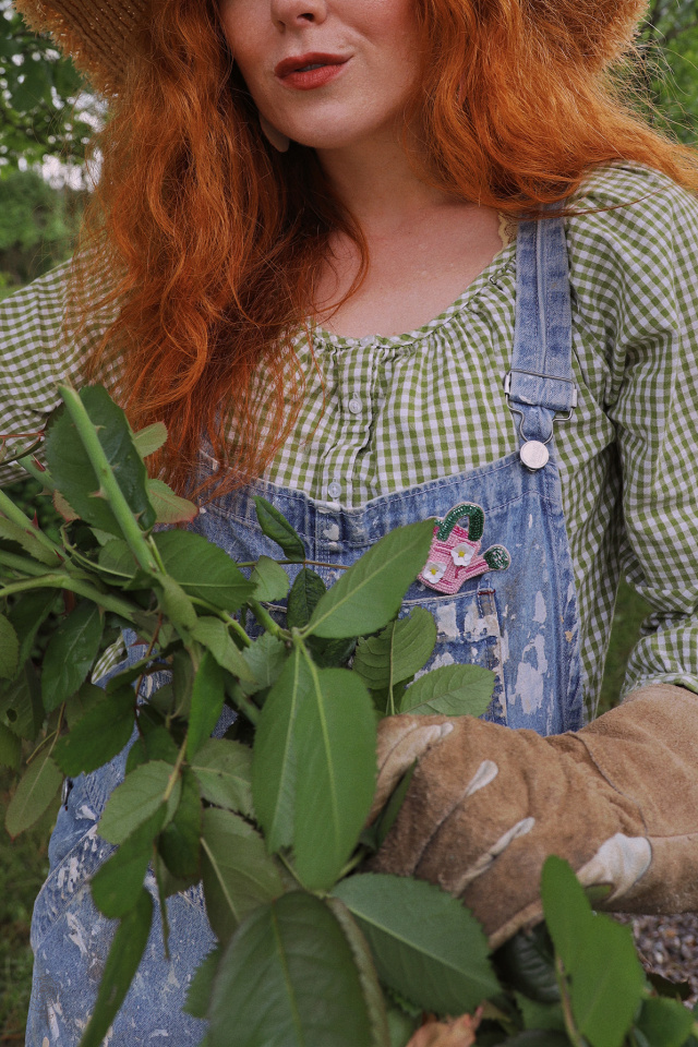 Watering Can Brooch