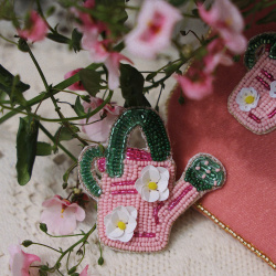 Watering Can Brooch