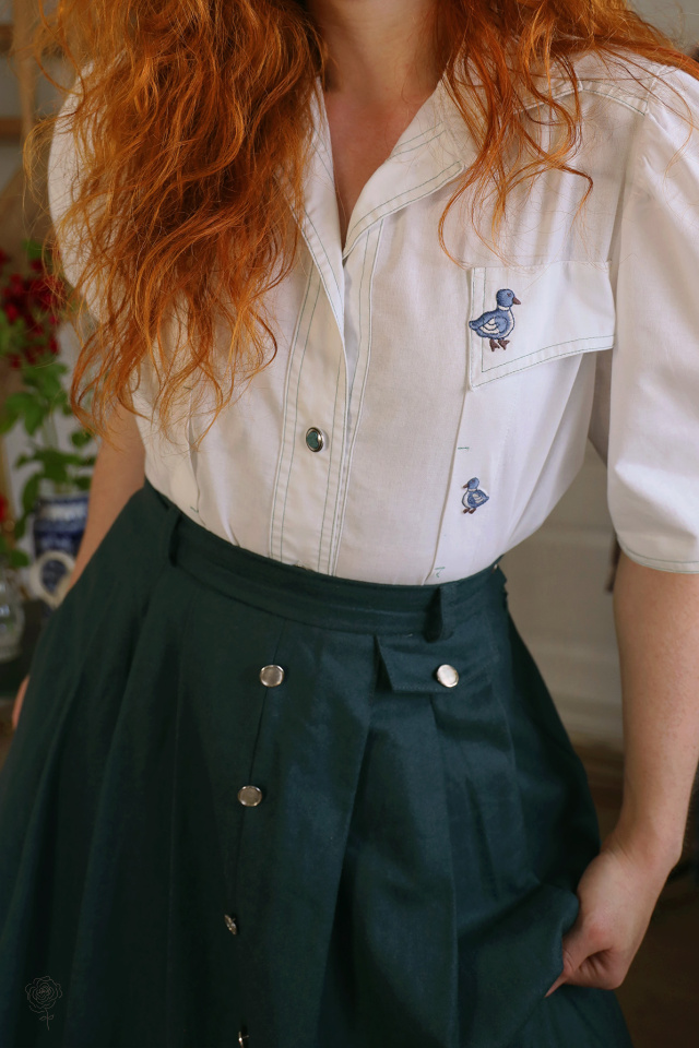 White Duck Vintage Top | L