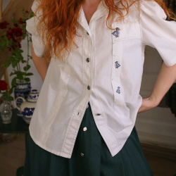 White Duck Vintage Top | L