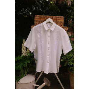 White Fun 90's Vintage Top | M/L