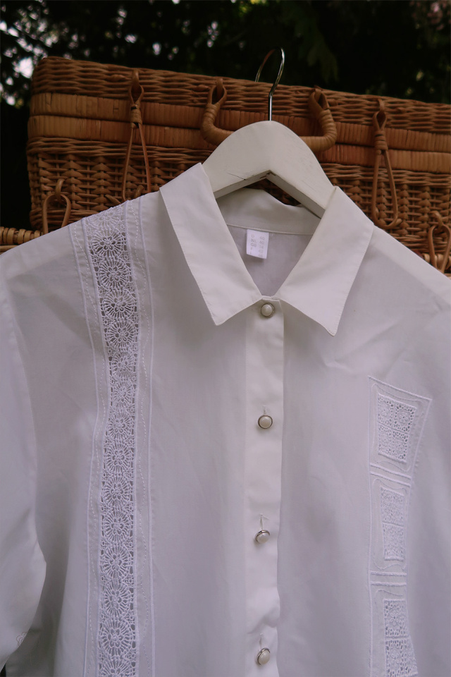 White Fun 90's Vintage Top | M/L